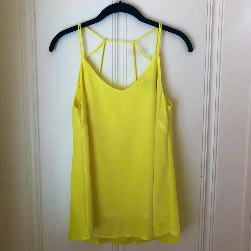 Yellow Strappy Very J Top